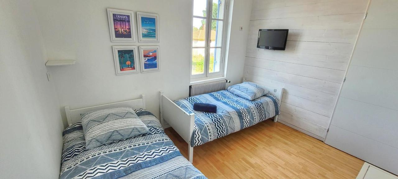 Charmante Maison Dans Les Landes X 10 Avec Piscine Et Salle D Escalade Lue Exteriér fotografie