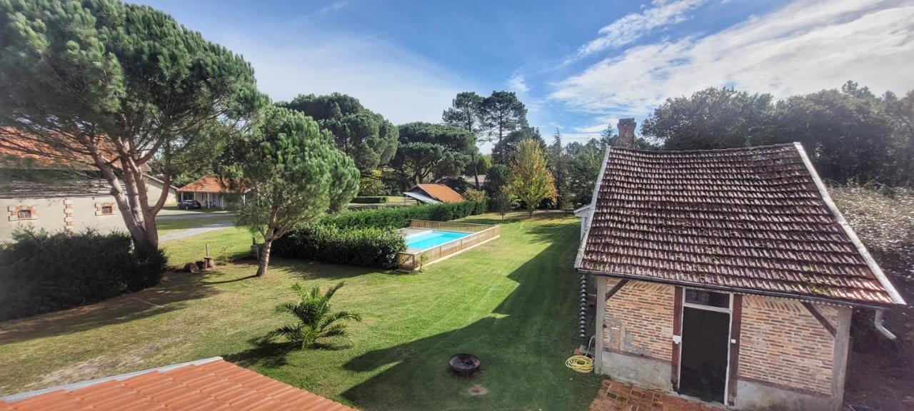 Charmante Maison Dans Les Landes X 10 Avec Piscine Et Salle D Escalade Lue Exteriér fotografie