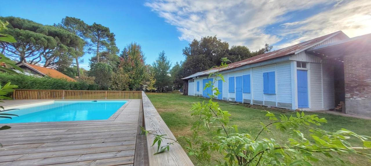 Charmante Maison Dans Les Landes X 10 Avec Piscine Et Salle D Escalade Lue Exteriér fotografie