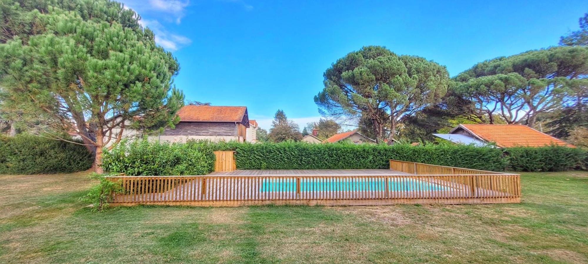Charmante Maison Dans Les Landes X 10 Avec Piscine Et Salle D Escalade Lue Exteriér fotografie