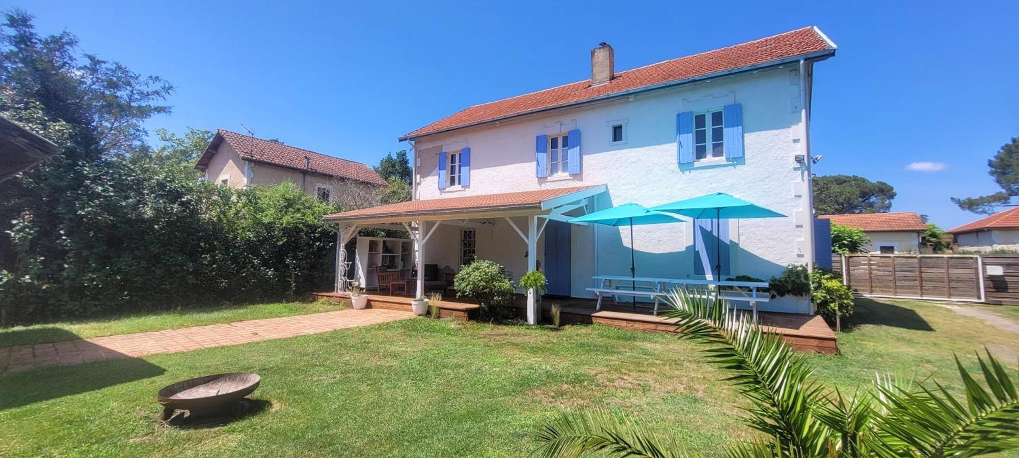 Charmante Maison Dans Les Landes X 10 Avec Piscine Et Salle D Escalade Lue Exteriér fotografie